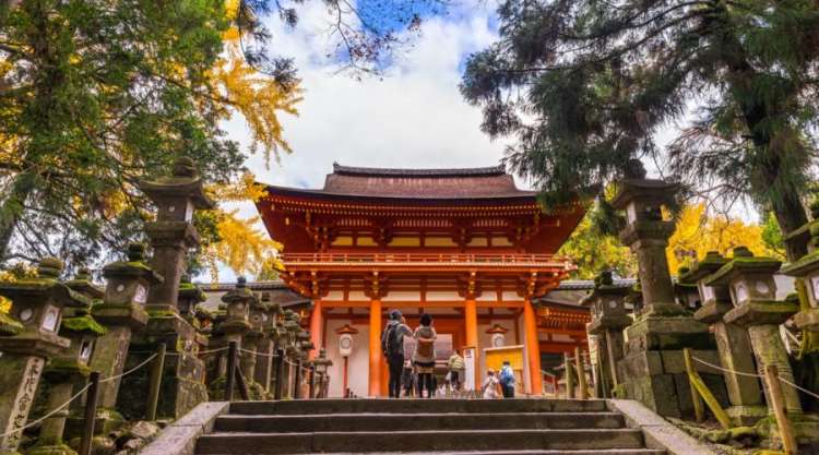 Il Santuario Kasuga Taisha a Nara